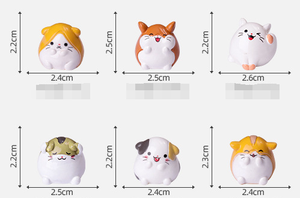 Mini 3d Cartoon Cute Hamster Rat Figurines Miniature fairy <strong>Garden</strong> Resin <strong>Animals</strong> <strong>Ornaments</strong> for Blind Surprise Mystery Lucky Bags - Product Image 4