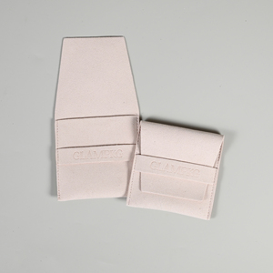 Glampkg Custom OEM Wholesale New Arrival Green Microfiber <b>Gift</b> Jewelry Packaging Bag Security Necklace <b>Envelope</b> Pouch - Product Image 4