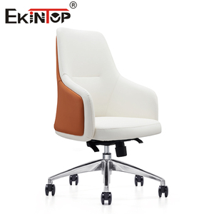 Chaise de bureau moderne en cuir PU pour cadres, fauteuil inclinable ergonomique pour ordinateur, hauteur réglable - Product Image 2