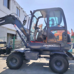 Fabrieksprijs Gebruikt <span class=keywords><strong>Doosan</strong></span> Dx60 Wielgraafmachine In Goede Staat Gebruikt Kleine 6-Ton Graafmachine Hot Sale - Product Image 2