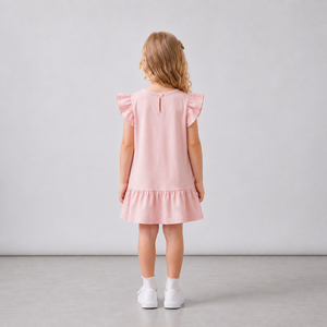 Ropa Infantil Personalizada OEM ODM, Ropa Casual de Verano, Vestido de Algodón Liso para Bebés y Niñas Pequeñas, Gran Venta - Product Image 2
