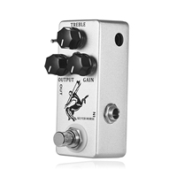 Silver Horse Mini Klon Centaur Overdrive Pédale d'effet de guitare True Bypass Accessoire en aluminium pour guitare basse