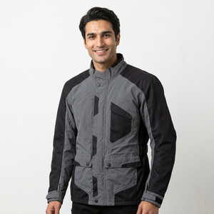 แจ็กเก็ตมอเตอร์ไซค์สำหรับผู้ชายเสื้อกันลมสำหรับขี่มอเตอร์ไซค์ - Product Image 1
