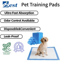 Tapis d'entraînement jetables en coton écologique personnalisables, super absorbants, imperméables IP67, anti-fuites pour chiens et chats, faciles à nettoyer
