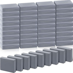 FOSKA Lot de 24 gommes souples grises compactes et légères de haute qualité pour crayons à croquis et fournitures de <span class=keywords><strong>dessin</strong></span> pour artistes - Product Image 1