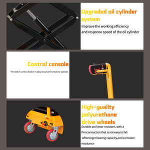 JIALITE EPT400 gunting listrik portabel, truk <span class=keywords><strong>Platform</strong></span> angkat penuh listrik 400KG 0.9M - Product Image 3