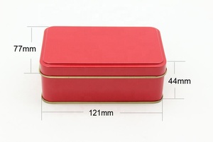 Rectangular Tinplate Metal Tin Can for Snacks Candies Chocolates <strong>Christmas</strong> Gifts Cookies <strong>Sweets</strong> - Product Image 6