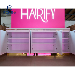 Hiện đại treo tường tóc giả hiển thị Kệ Tóc Giả cửa hàng trang trí thiết kế mannequin hiển thị kệ cho tóc giả - Product Image 5