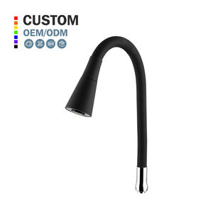 Grifo de cocina negro, Caño barato, Trompeta Flexible de silicona colorida en cualquier dirección, giratorio, manguera de acero inoxidable 201, mezclador - Product Image 1