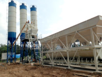 Mélangeur de béton à grande échelle en vente Centrale à béton fixe avec composants de base-Roulement PLC de boîte de vitesses de moteur
