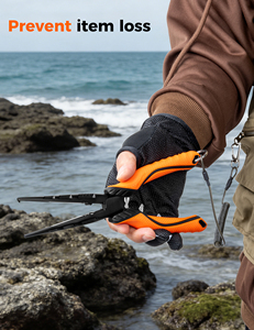 7 इंच कार्बन स्टील फिशिंग लेयर्स ओपन रिंग कस्टम थोक सेल्टटर मल्टी टूल हुक हटाने आउटडोर मछली - Product Image 5