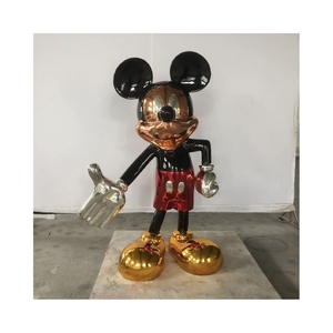 <span class=keywords><strong>Pop</strong></span> Arts Decor Escultura Resina Dólar <span class=keywords><strong>Mickey</strong></span> Escultura Para Home Office Shop Display - Product Image 1