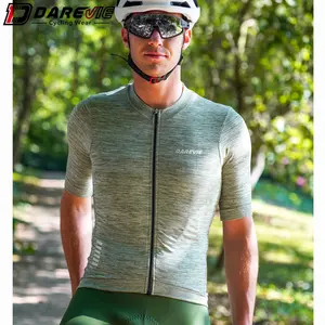 Road Biking Team Racing Cycling Suit Ciclismo Woven Knitting Fabric Compression Slim Fit Men's Short Sleeve Bike Jersey