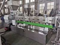 Greenlandplast extrudeuse à double vis pour le compoundage mélange maître granulation extrudeuse PP PE PVC PS remplissage composé pl