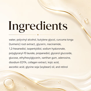 Sérum de nuit au curcuma Medicubes, masque peel-off éclaircissant et hydratant pour le visage, anti-âge et blanchissant - Product Image 6