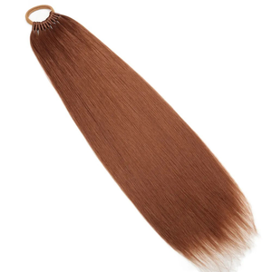Extensions <span class=keywords><strong>de</strong></span> cheveux synthétiques longues et droites, fausses queues <span class=keywords><strong>de</strong></span> <span class=keywords><strong>cheval</strong></span>, postiches <span class=keywords><strong>de</strong></span> 24 pouces pour femmes, usage quotidien - Product Image 5