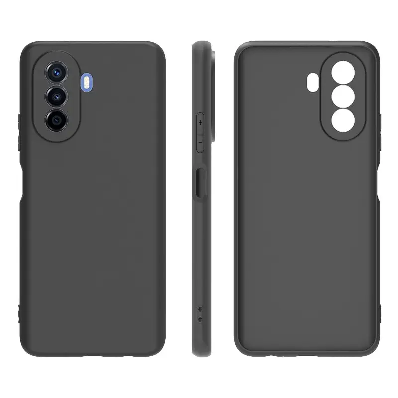 Black Soft TPU Phone Case For Huawei nova Y70 plus full matte with camera protective cover For Huawei Y90 Y70 Back Cover Cases