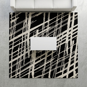 <span class=keywords><strong>Tappeto</strong></span> Moderno Astratto a Righe in Polipropilene, Realizzato a Macchina, per Soggiorno, Resistente alle Macchie, Antiscivolo, Impermeabile, Ecologico - Product Image 2
