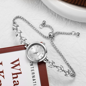 Relojes elegantes para Mujer, pulsera de lujo con diamantes de imitación, reloj de cuarzo, reloj para Mujer y niña, regalo sin caja - Product Image 2
