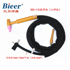 Bieer Clay Welding Torch 300A Angled Head 3M Cable Silicone Hose Manual Ignition Welding Tool - Product Image 4
