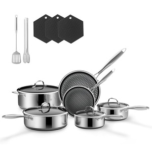 Sartén antiadherente General Chef Honeycomb de acero inoxidable 316, compatible con inducción, para cocinar bistecs - Product Image 1