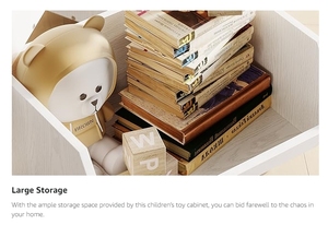 Organisateur de stockage de jouets pour enfants armoire de <span class=keywords><strong>rangement</strong></span> de jouets avec tiroirs garçons et filles boîte à jouets avec roues étagère pour enfants avec <span class=keywords><strong>rangement</strong></span> - Product Image 3