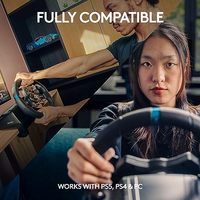 Volant et Pédalier de Course Logitech G923 Driving Force pour PS5 PS4 PC