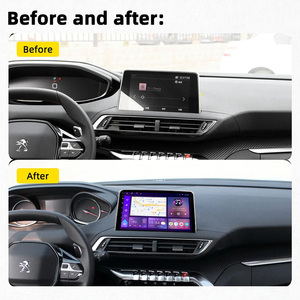 BHNEW Autoradio Android con GPS, Telecamera Posteriore, CarPlay, Ventola di Raffreddamento, BT per <span class=keywords><strong>Peugeot</strong></span> 5008 4008 <span class=keywords><strong>3008</strong></span> <span class=keywords><strong>2016</strong></span>-2020, Cruscotto - Product Image 2