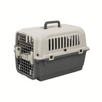 Grand transporteur pour animaux de compagnie en plastique de 48 pouces pour chat, chien, boîte de voyage, panier, cage, transport en plein air, cage à animaux de compagnie