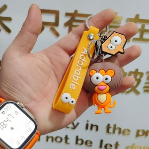 Hot Cheap Price Promotion Souvenir Students Gifts Cute 3D PVC Cartoon 3D <b>Anime</b> Zoo Collection Key Chain - Product Image 6