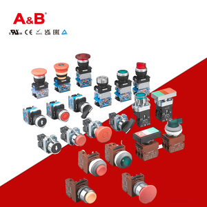 Real Price Head Waterproof Emergency Stop <strong>Push</strong> <strong>Button</strong> 40mm <strong>NC</strong> Plastic Self-locking 1NO1NC 250V LED Mushroom Head - Product Image 3