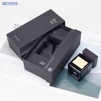 Boîte en carton pour fléchettes avec couvercle noir et logo personnalisé en relief, étui pour fléchettes, tiroir pour fléchettes, emballage pour fléchettes, boîte pour fléchettes
