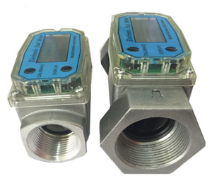 Flowmeter Digital Turbin <span class=keywords><strong>GPI</strong></span> Pengukur Aliran Bahan Bakar Elektronik Pengukur Aliran Bensin Minyak - Product Image 3