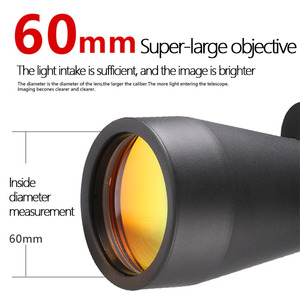 Ống nhòm đầu đại bàng đường kính siêu lớn 25x60 công suất cao HD kính viễn vọng ngoài trời nhìn đêm ánh sáng yếu - Product Image 3