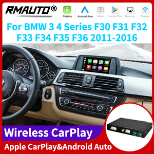 Sistema Inalámbrico Apple CarPlay NBT CIC de RMAUTO para BMW Serie 3 y 4 F30 F31 F32 F33 F34 F35 F36 2011-2016, Android Auto, Mirror Link - Product Image 1