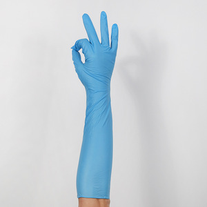 Gants en nitrile Top Clean, 16 pouces de long, sans poudre, non stériles, pour usage domestique, en laboratoire et en R&D - Product Image 1