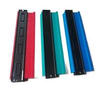 Duplicateur de jauge de contour de 10 pouces règle de mesure de façonnage de profil multifonctionnelle mesure précise pour les forets à bois de carrelage