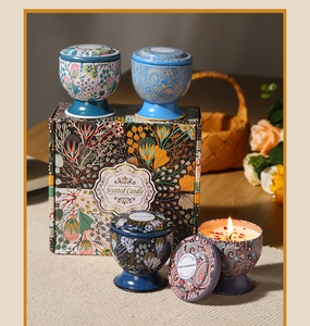 Velas Aromáticas de Cera de Soya LANJO de Lujo, Estilo Árabe de Oriente Medio, con Caja de Regalo para Decoración del Hogar y Ramadán - Product Image 4