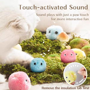 Sonidos de animales realistas Juguete de bola de gato Juguete interactivo de caza para gatos - Product Image 3
