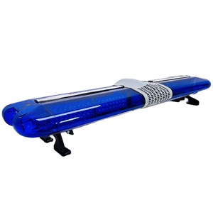 Barra de Luces LED Azul Estroboscópica <span class=keywords><strong>Aurora</strong></span> Intermitente de Advertencia para Vehículo de Emergencia con Altavoz de Sirena 2023 Sirena de Ambulancia - Product Image 2