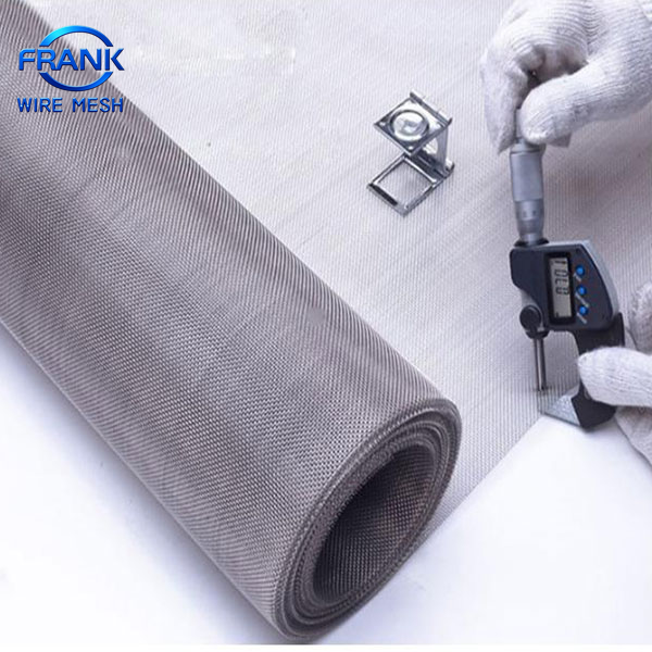 Customized Size 80 Micron Fine 304 Stainless Steel Woven Screen Wire Mesh for Silk Screen Printing