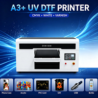 Impresora UV A3+ con Barniz, Impresora DTF con Software Gratuito para Imprimir Botellas, Bolígrafos, Fundas para Teléfonos, Impresora UV DTF 3360