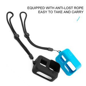 2 Màu Sắc Mềm Silicone Trường Hợp Đối Với <span class=keywords><strong>GoPro</strong></span> Anh Hùng 8 Trường Hợp Bảo Vệ Đầy Đủ Bìa Nổi Không Thấm Nước Hành Động Phụ Kiện Máy Ảnh Da Vỏ - Product Image 2