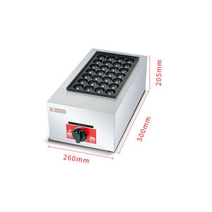 Máquina de Takoyaki a Gas con 28 Orificios para Hacer Bolas de Pescado - Product Image 6