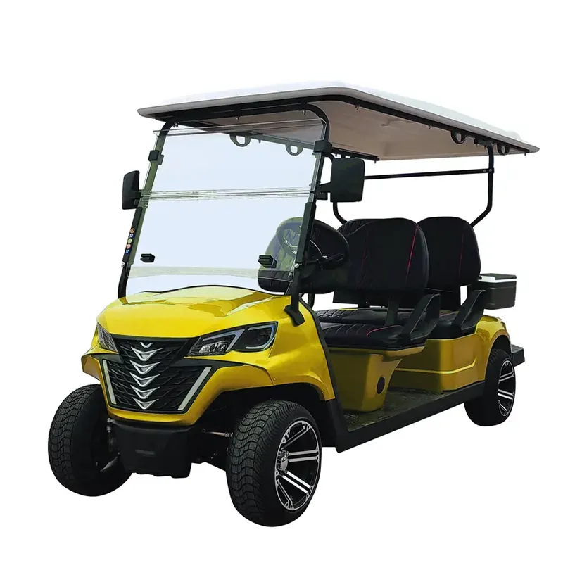 Mini chariot de golf de haute qualité produit 4 places 4 roues 3265x1340x2130MM chariot de golf voiture de club électrique chariot de golf