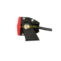 Barre lumineuse LED ultra-mince à une seule rangée Red Owllights 12V 24V 12 pouces 50W pour Patriot Wagoneer Truck Tractor ATV