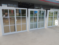 Fenêtre coulissante en PVC avec double vitrage, cadre isolant thermique, rail de glisse lisse pour les améliorations modernes de la maison