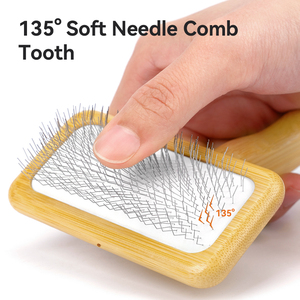 Truelove <span class=keywords><strong>Spazzola</strong></span> Professionale Ergonomica in Acciaio Inox <span class=keywords><strong>per</strong></span> Toelettatura di <span class=keywords><strong>Cani</strong></span> e Gatti, Resistente e Delicata sulla Pelle - Product Image 5