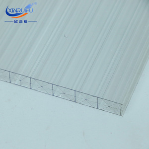 XINRUIFU Pc Hollow Polycarbonate Sheet 4mm 20mm Custom Size Transparent Honeycomb For Greenhouse Sunroom Parking Garage - Product Image 3