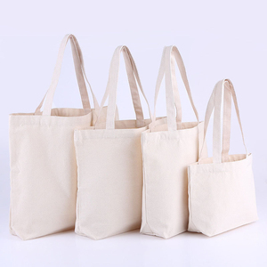 Custom Any Size Personalized Canvas Fabric Tote Bag Shopping Bag for Business Printing with Logo Reusable Women's Tote Bag